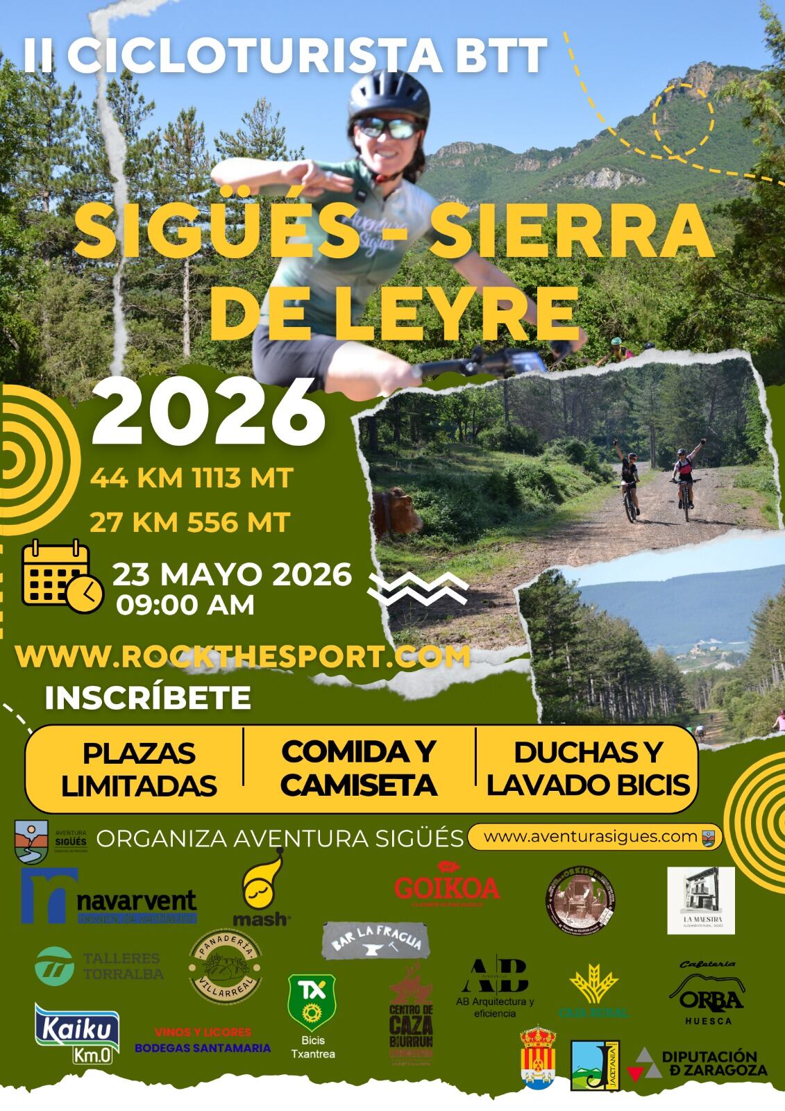 CARTEL II MARCHA CICLOTURISTA BTT SIGÜÉS