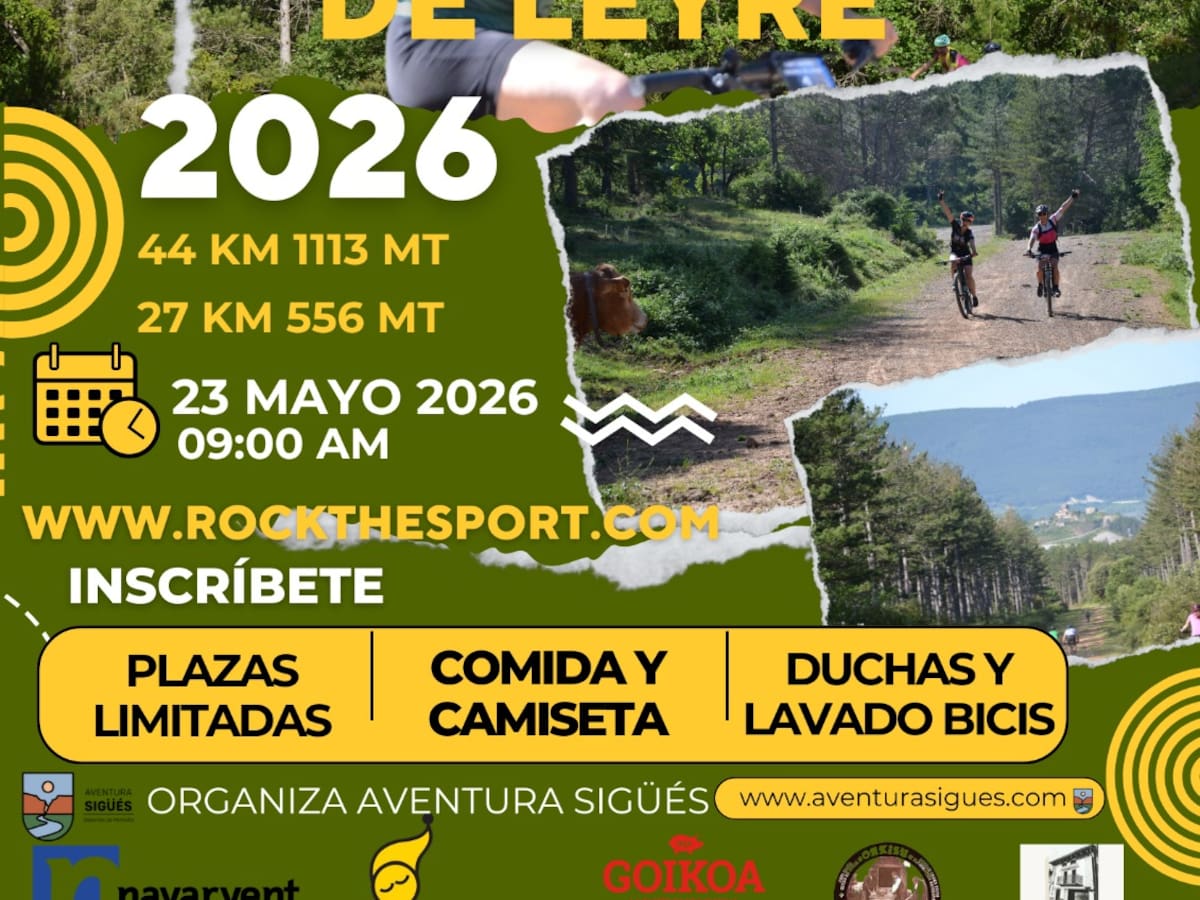 La II Marcha Cicloturista BTT Sigüés - Sierra de Leyre vuelve para mostrar su territorio