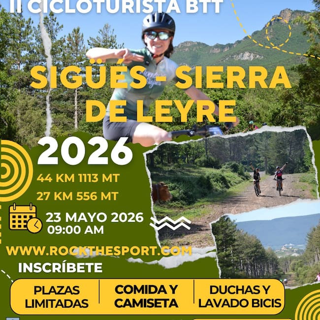 CARTEL II MARCHA CICLOTURISTA BTT SIGÜÉS