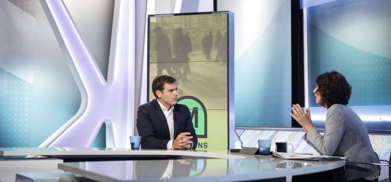 Albert Rivera en un momento de la entrevista realizada por Lídia Heredia en &#039;Els Matins&#039; de TV3