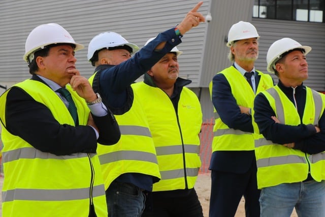 Visita a las obras de ampliación de las instalaciones de FLC Madrid en Vicálvaro