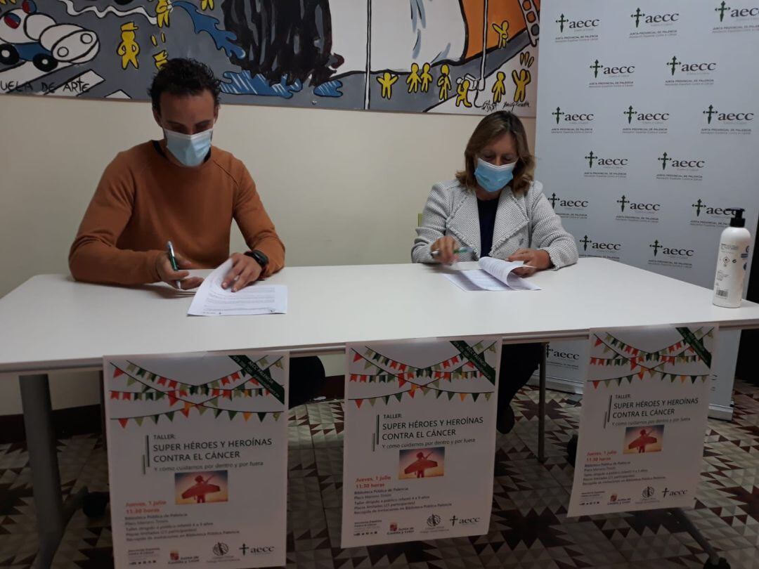 La AECC y el Colegio de Trabajo Social de Palencia aúnan esfuerzos en la lucha contra el cáncer