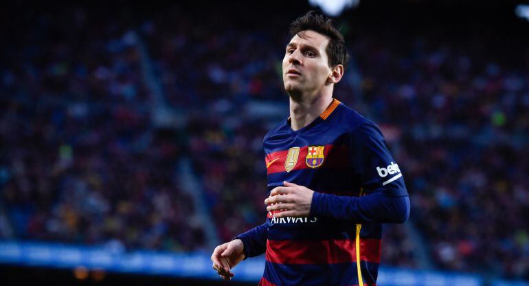 Messi, en el Camp Nou