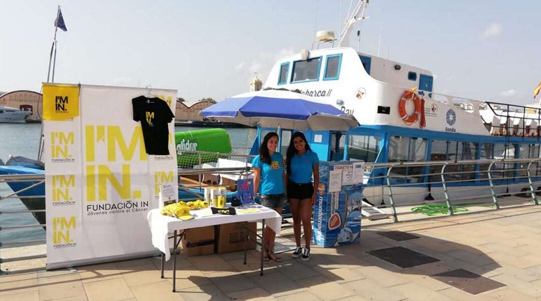 Una de las campañas de prevención del cáncer de la Fundacion In en Gandia.
