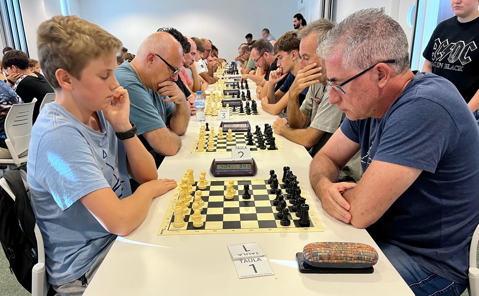 Martin Krauchi i Joan Cubas a la partida que els va enfrontar.