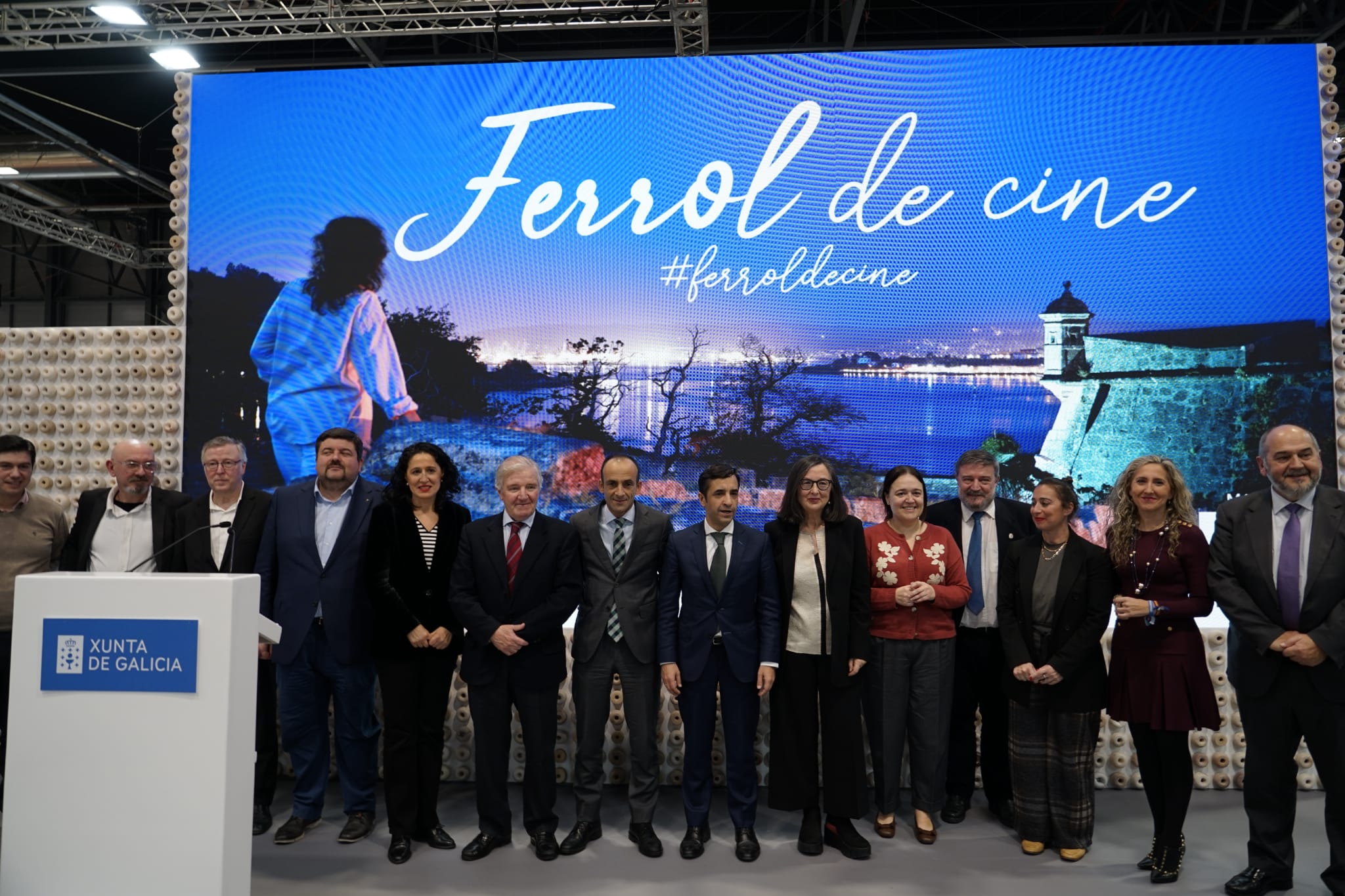 Asistentes al acto de Fitur (foto: Concello de Ferrol)