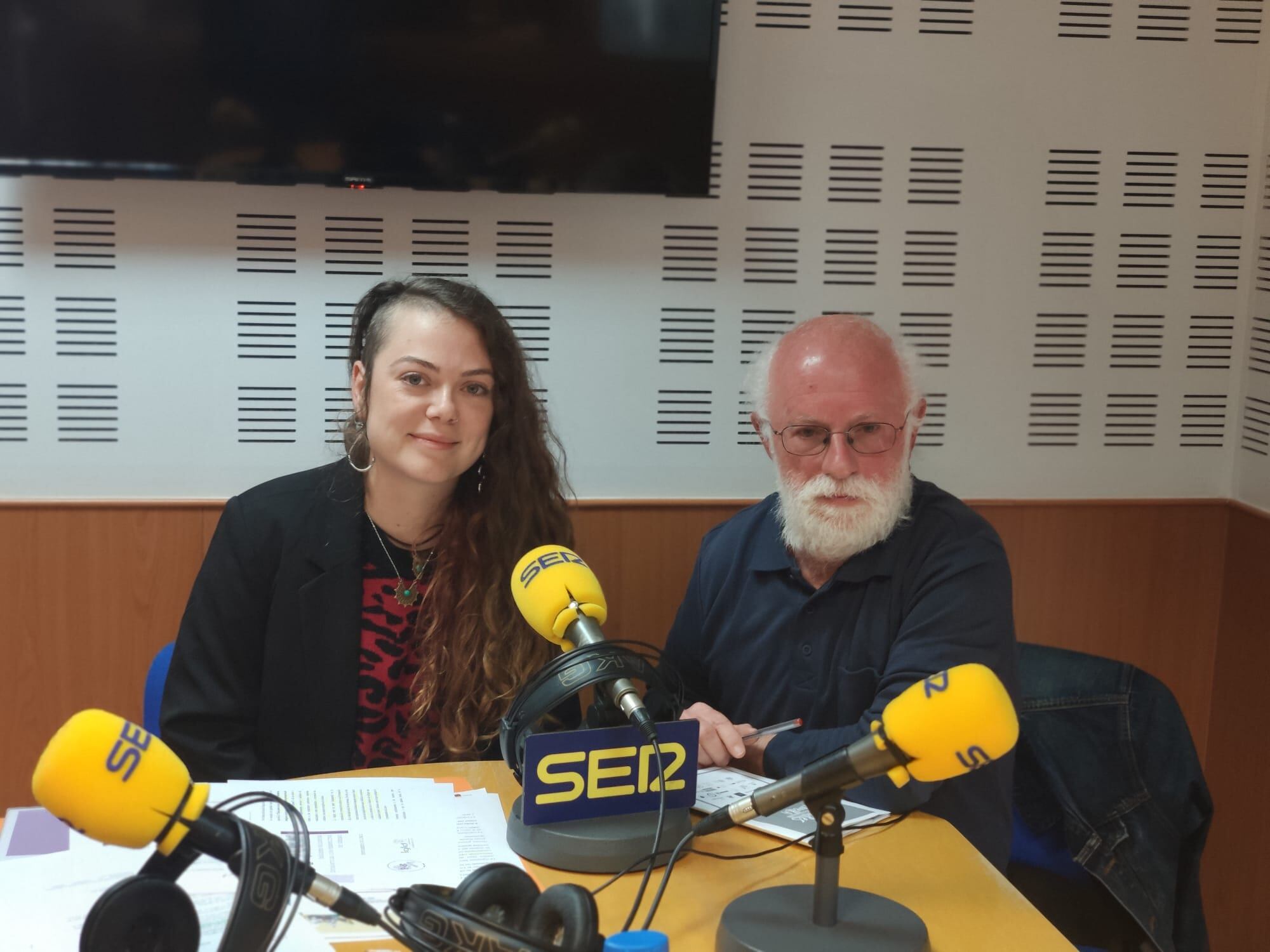 Marta Almela y Jesús Nieto, agentes de Igualdad en Hoy por hoy Lorca