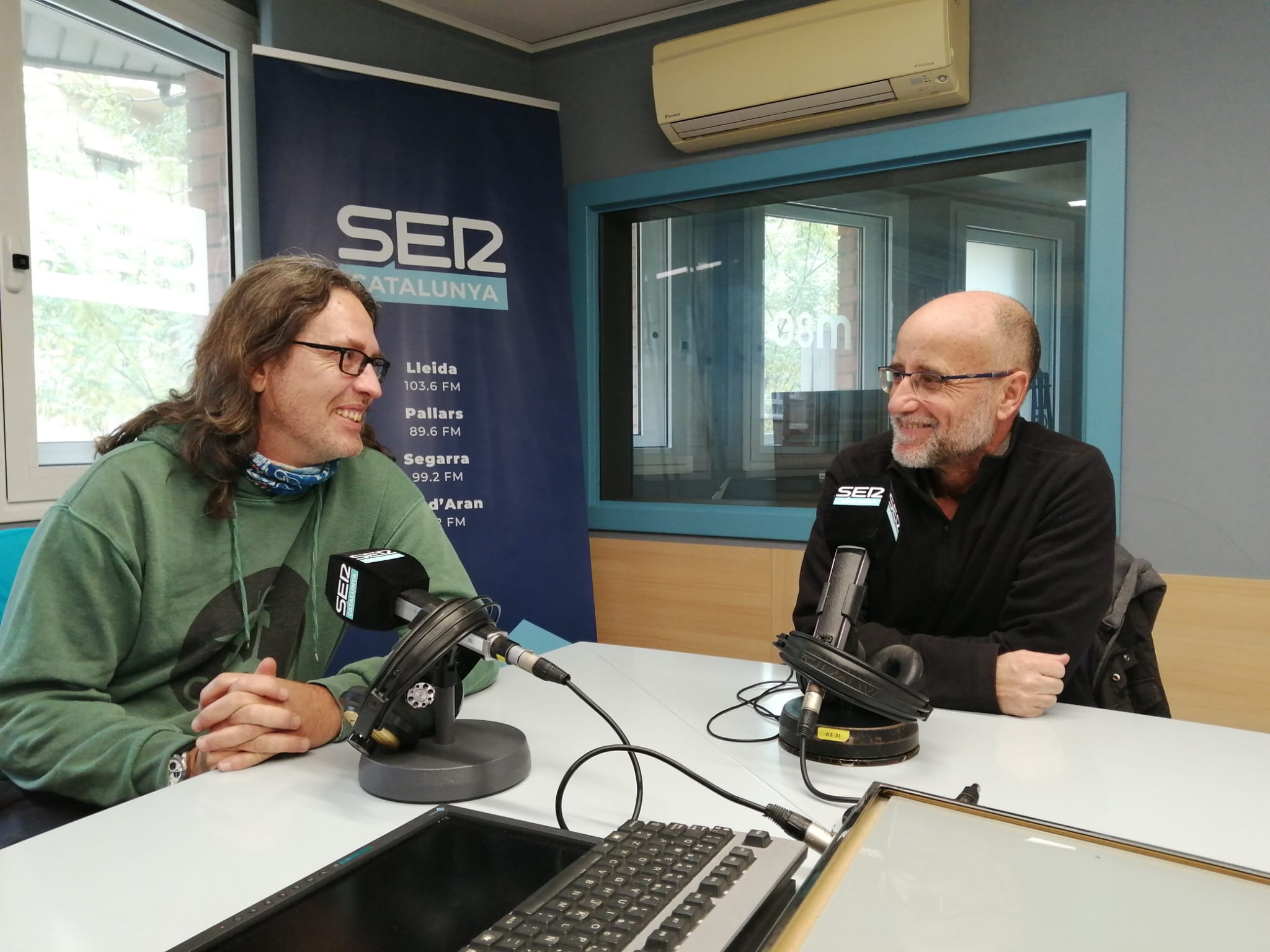 Jordi Climent i Xavier Massot són membres del Centre Excursionista de Lleida.