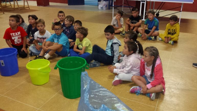 Niños implicados en la iniciativa