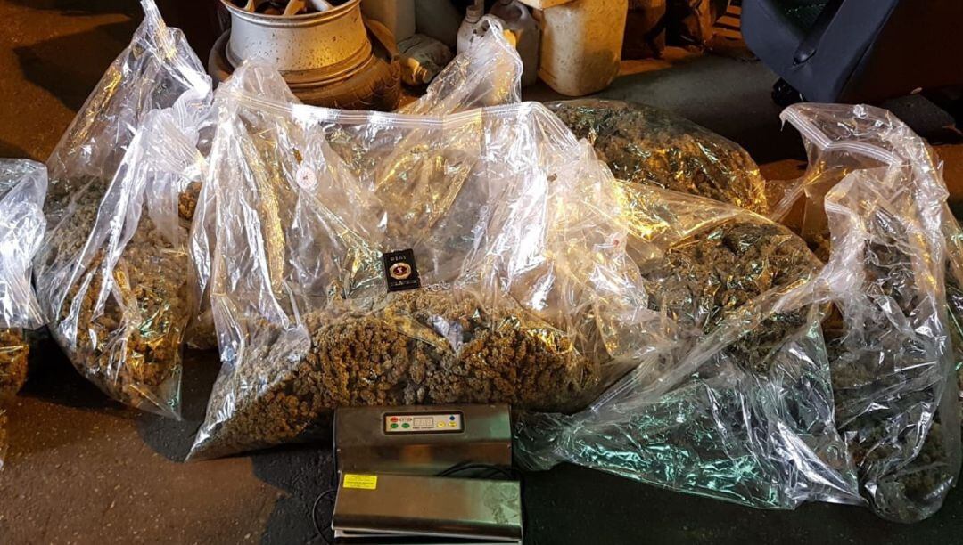 Incautación de marihuana