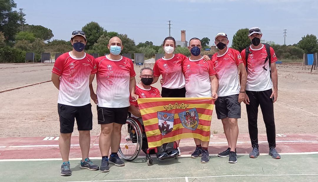 Participantes del CD Santa Lucia en Betera