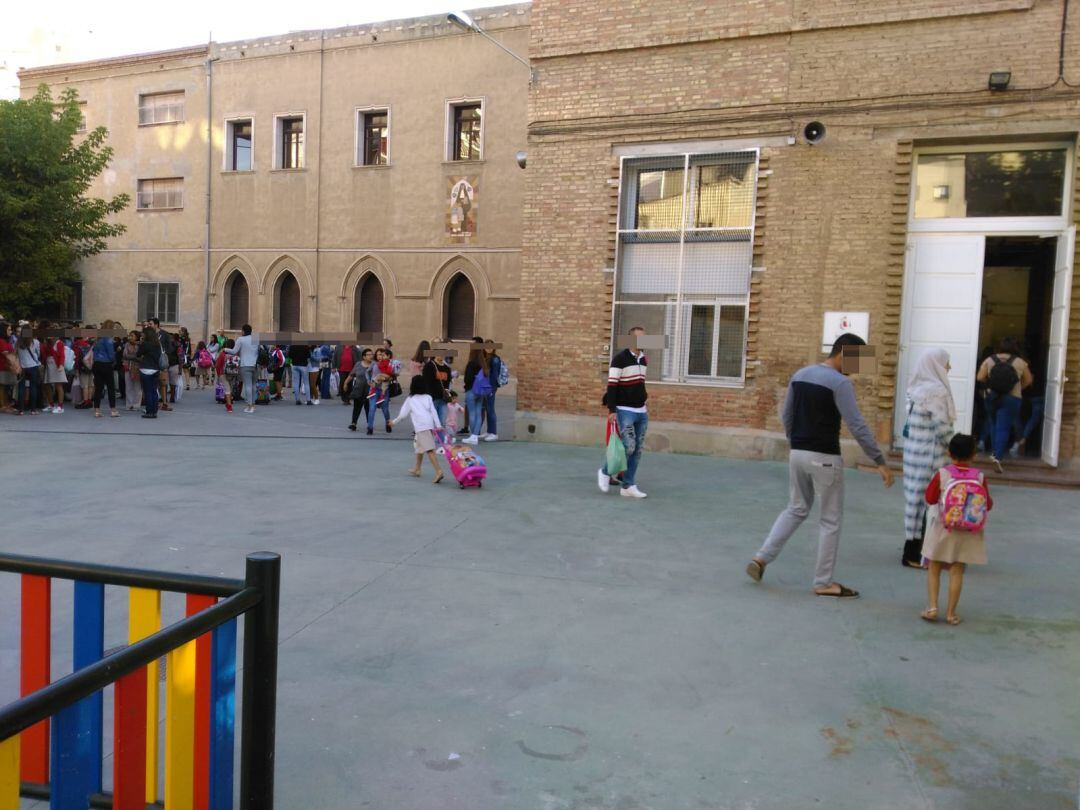 Tornada al Col.legi Sagrada Família Lleida, aquest dijous al matí