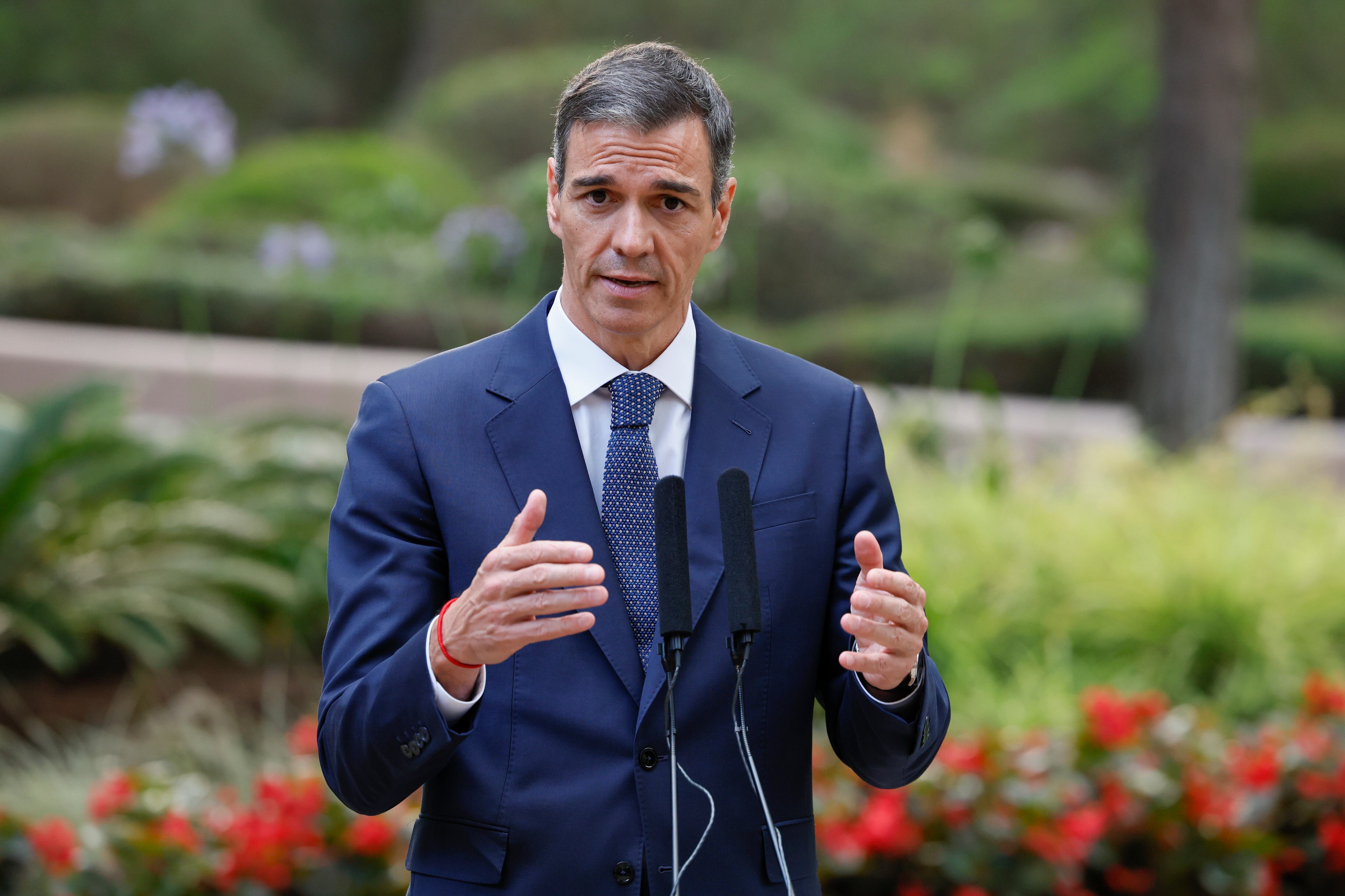 El presidente del Gobierno, Pedro Sánchez