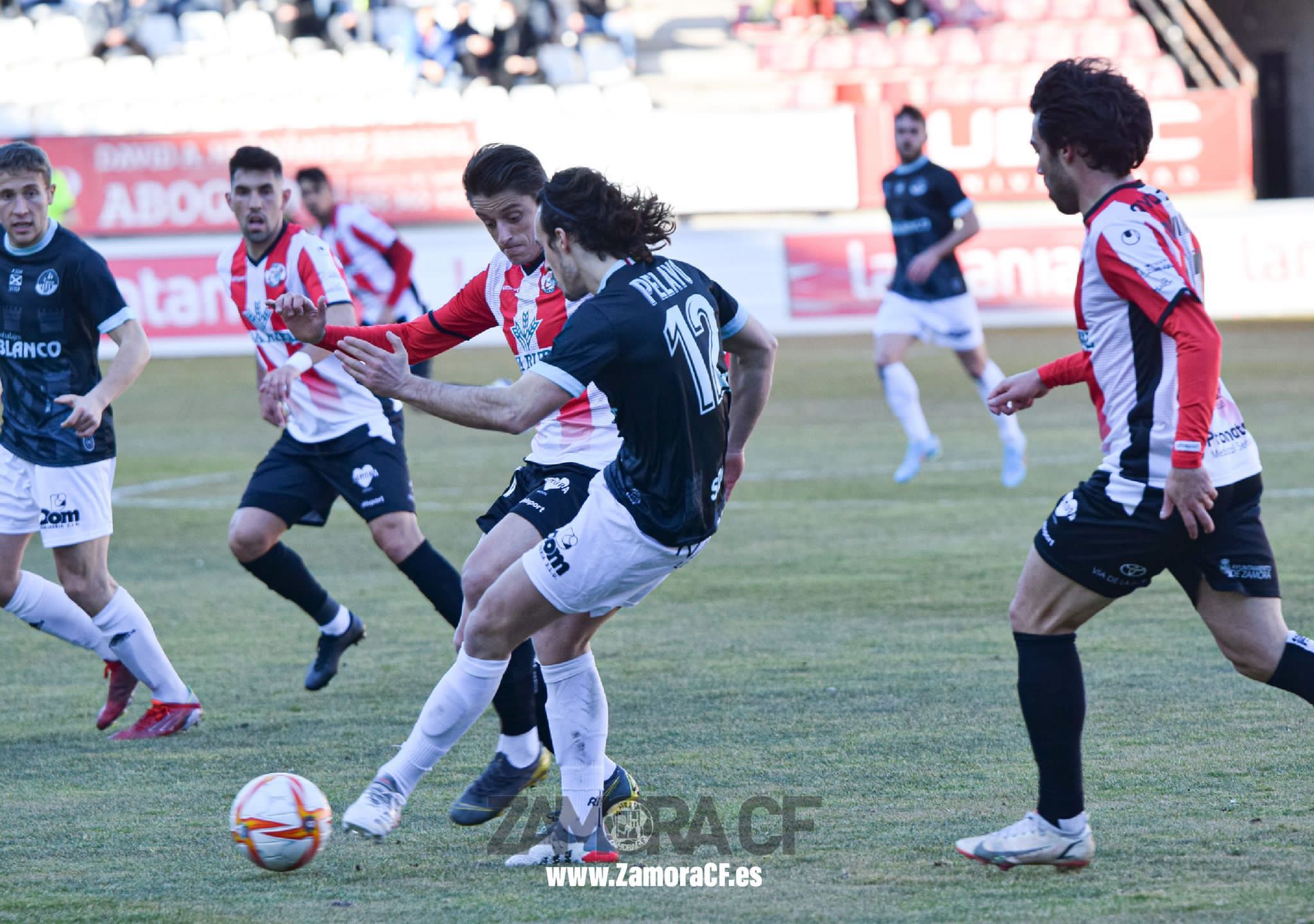 Un momento del partido