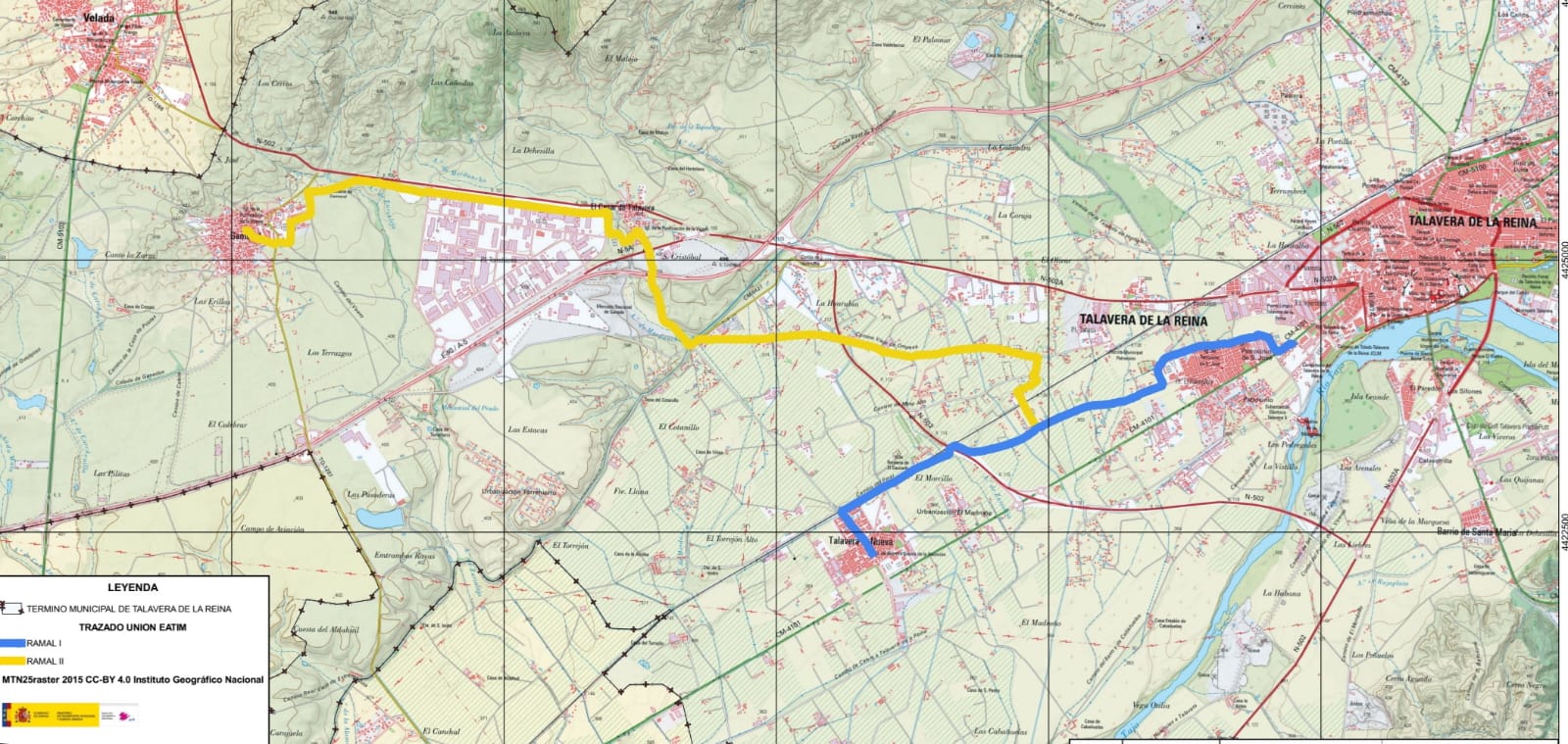 Mapa de actuación del proyecto