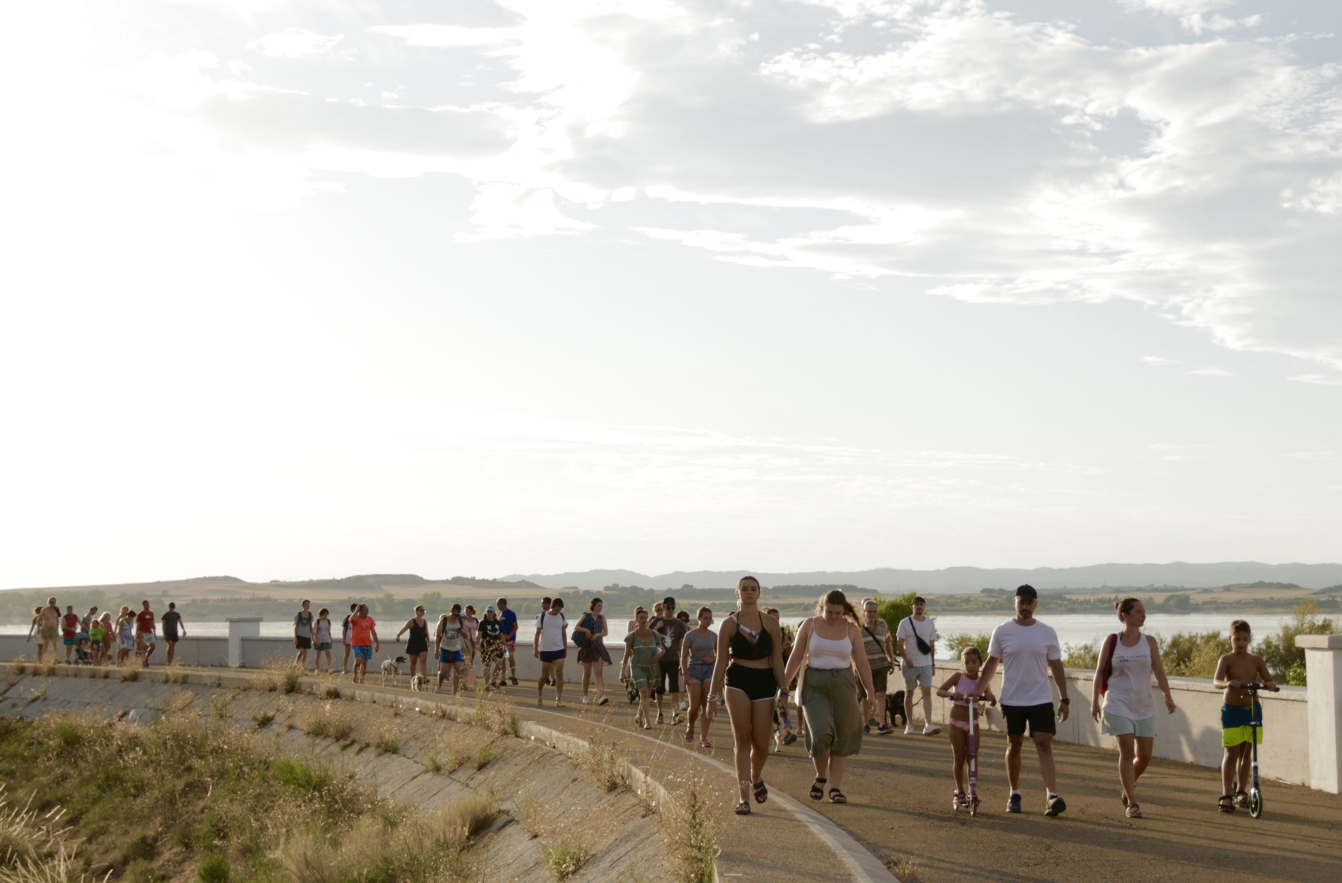 La jornada también contó con un paseo por la Sotonera para dejar de dar la espalda al embalse