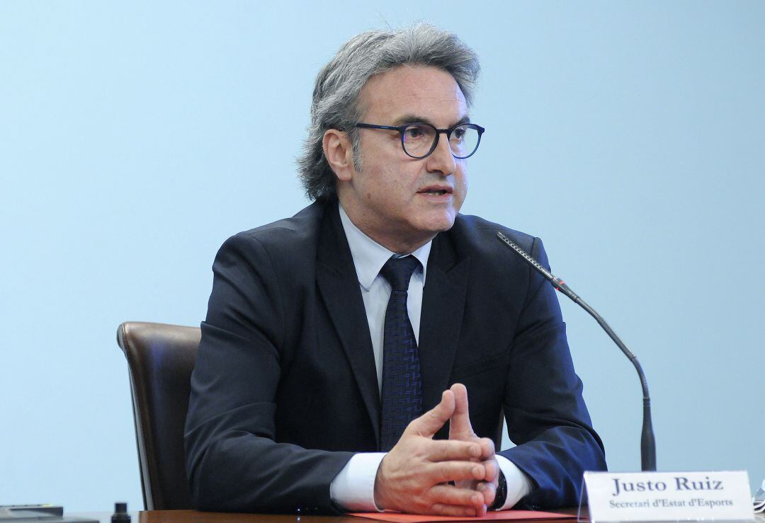 El secretari d'Estat d'Esports, Justo Ruiz.