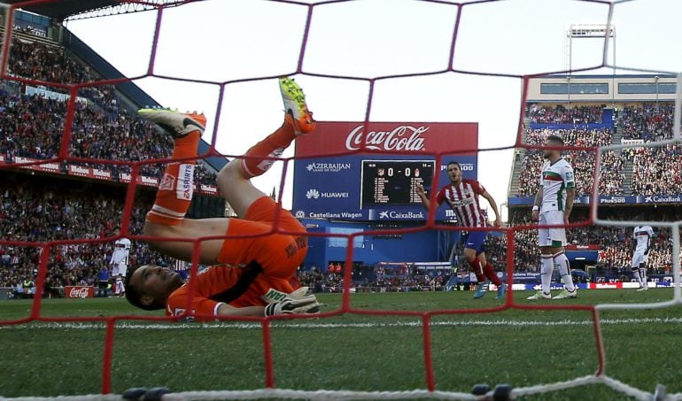 Jorge &quot;Koke&quot; celebra el gol de su equipo ante el Granada CF