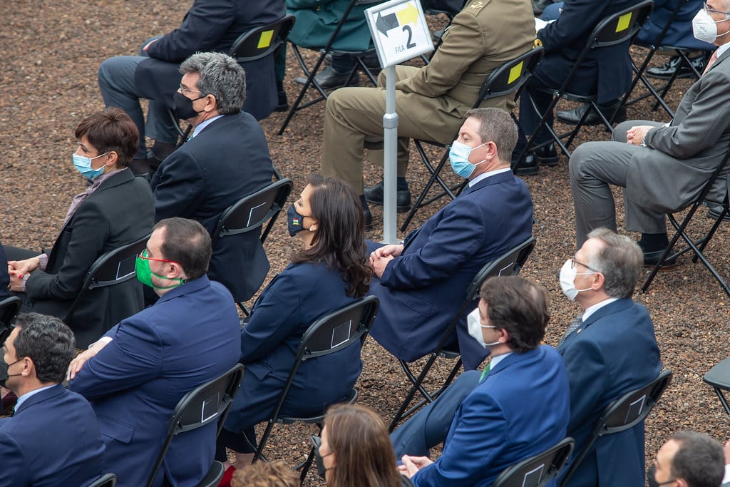 Homenaje institucional a los afectados por el volcán Cumbre Vieja en La Palma