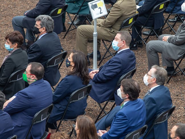 Homenaje institucional a los afectados por el volcán Cumbre Vieja en La Palma