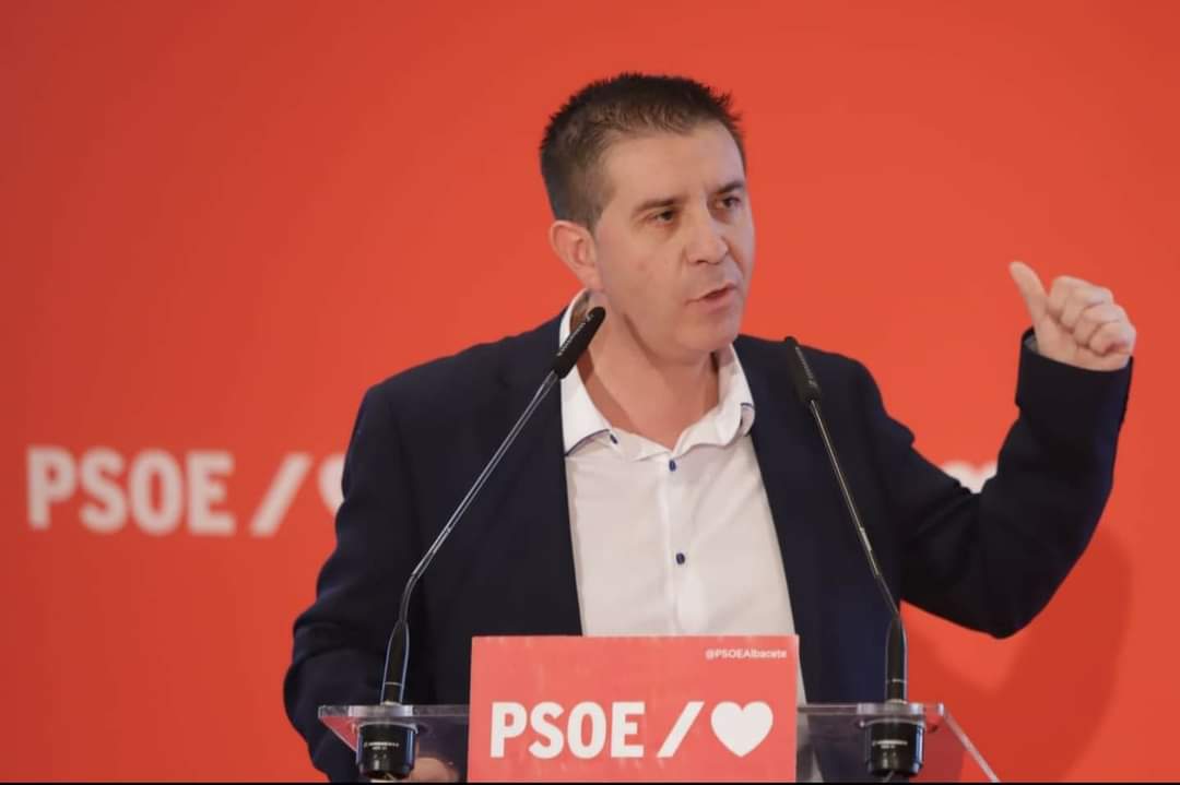 El secretario general del PSOE en Albacete, Santiago Cabañero.