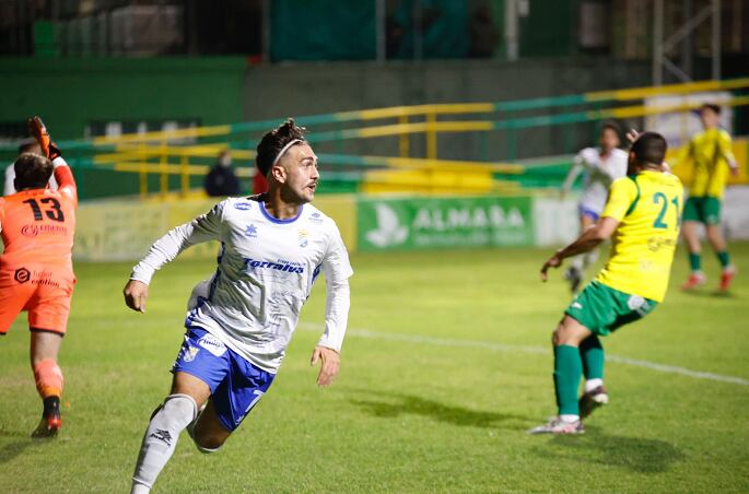 Momento del gol del Xerez CD