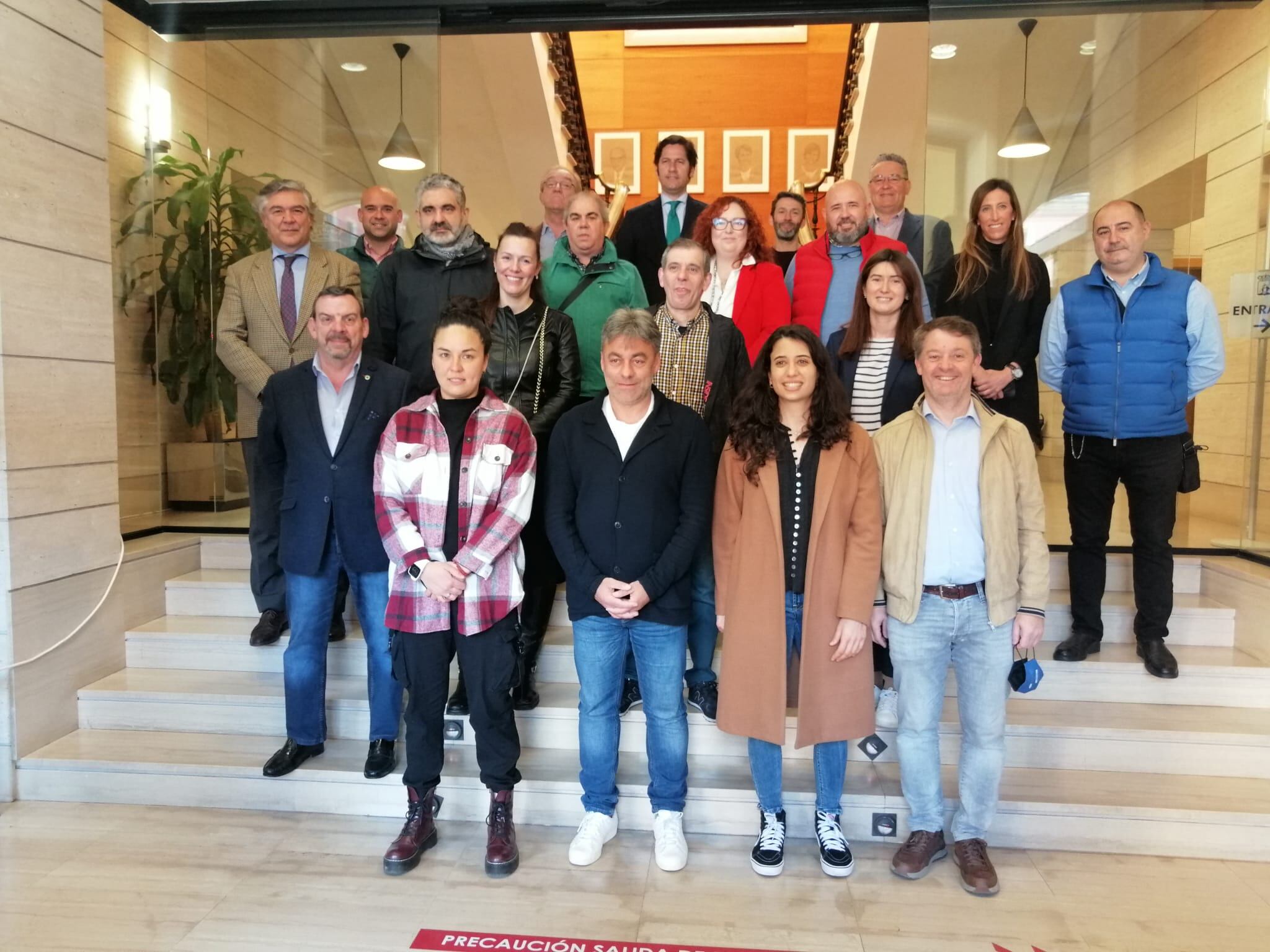 Presentación en el Ayuntamiento de Gijón de la Final Four de la Copa de Europa de hockey sobre patines.