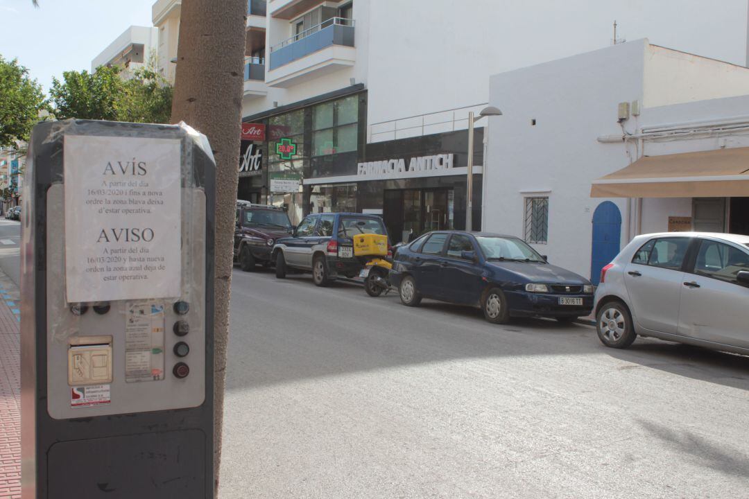 Zonal azul en Santa Eulària