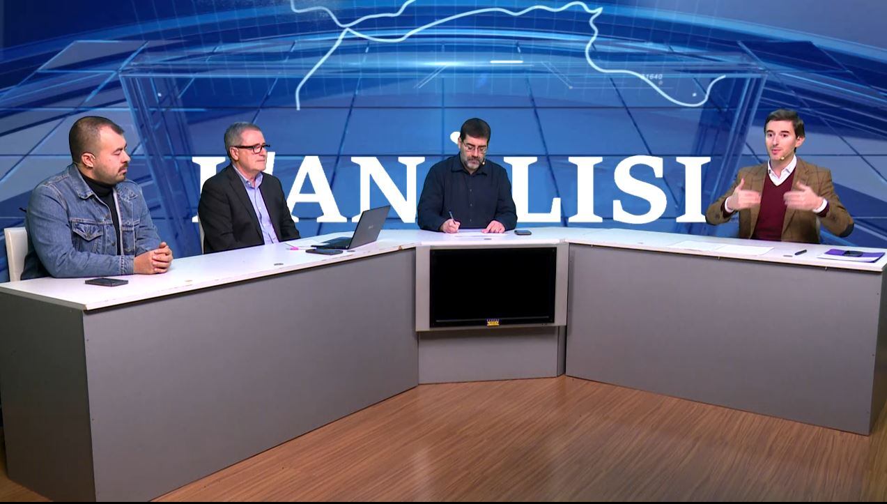 Un momento del debate en el programa L&#039;Anàlisi de Telesafor.