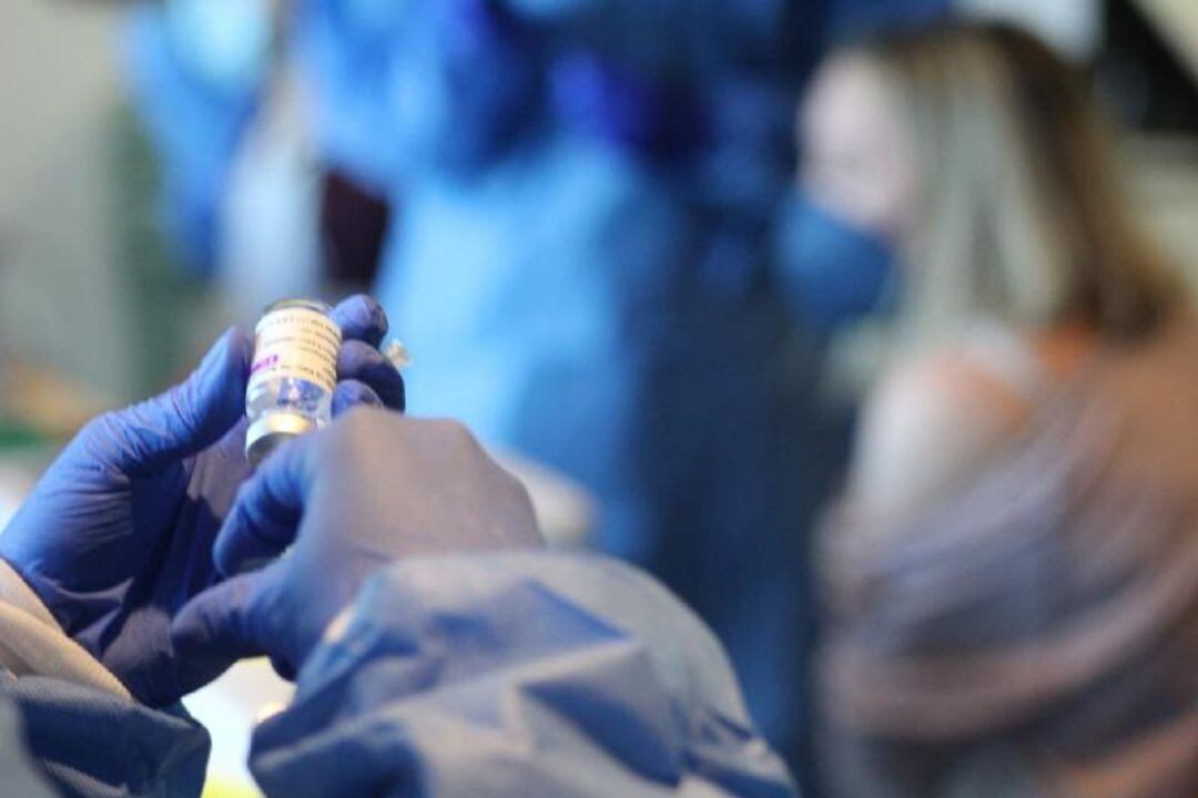 Imagen de archivo de la vacunación contra la COVID-19 en La Rioja.