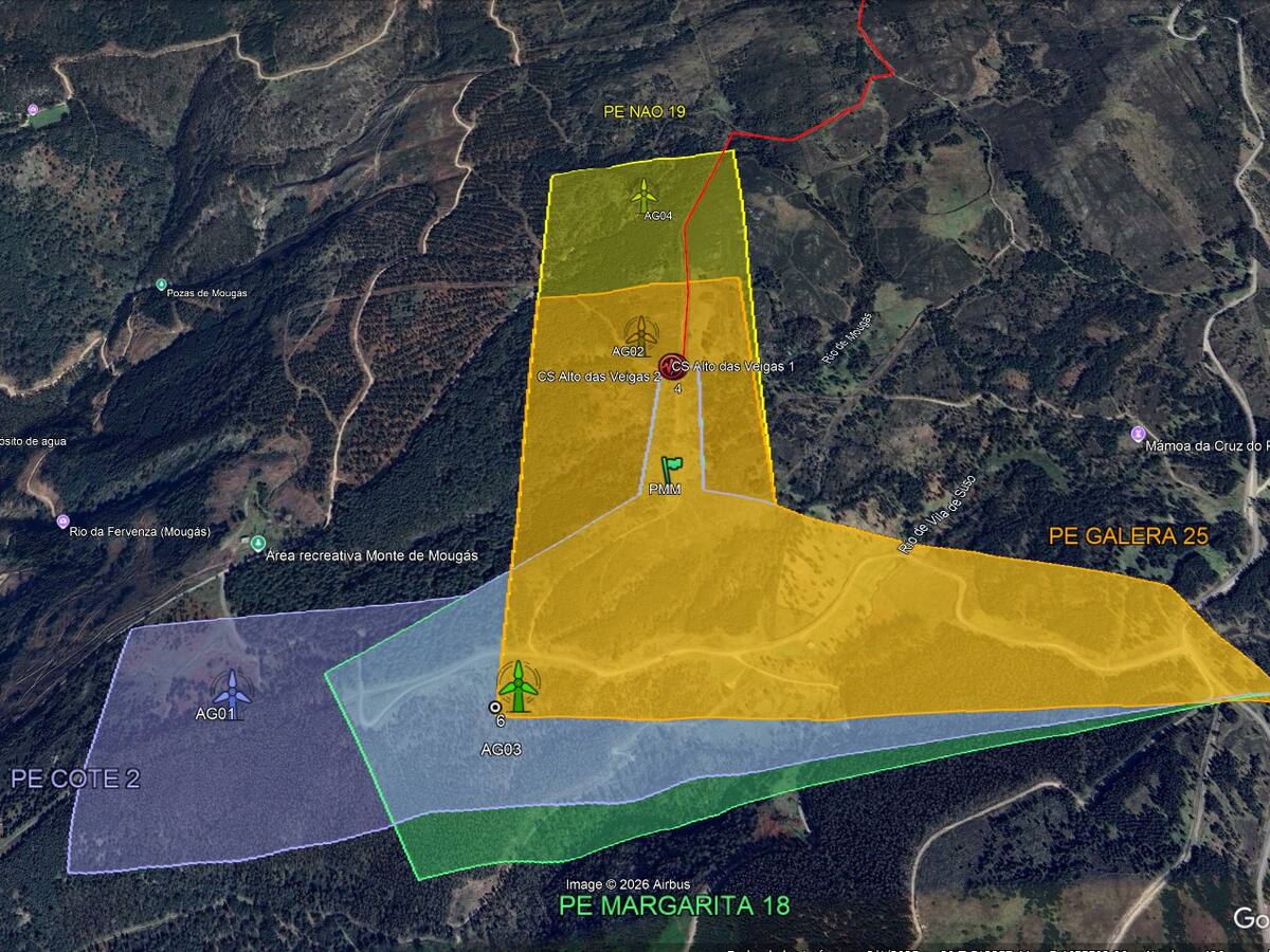 Vuelve la amenaza eólica a la Serra da Groba