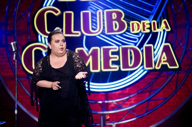 Falete en un momento de su monólogo en &#039;El club de la comedia&#039;