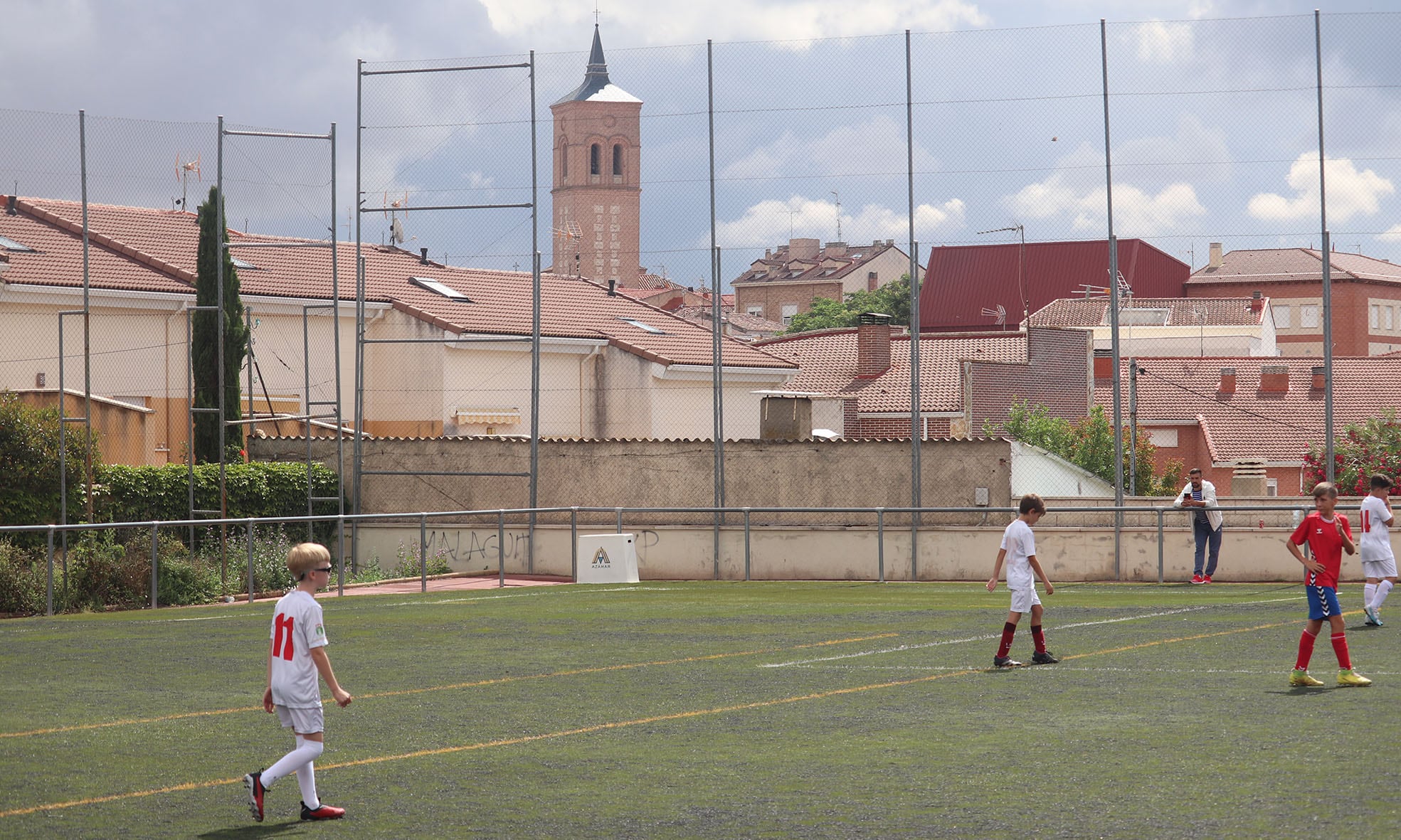 Uno de los campos de fútbol de Cabanillas