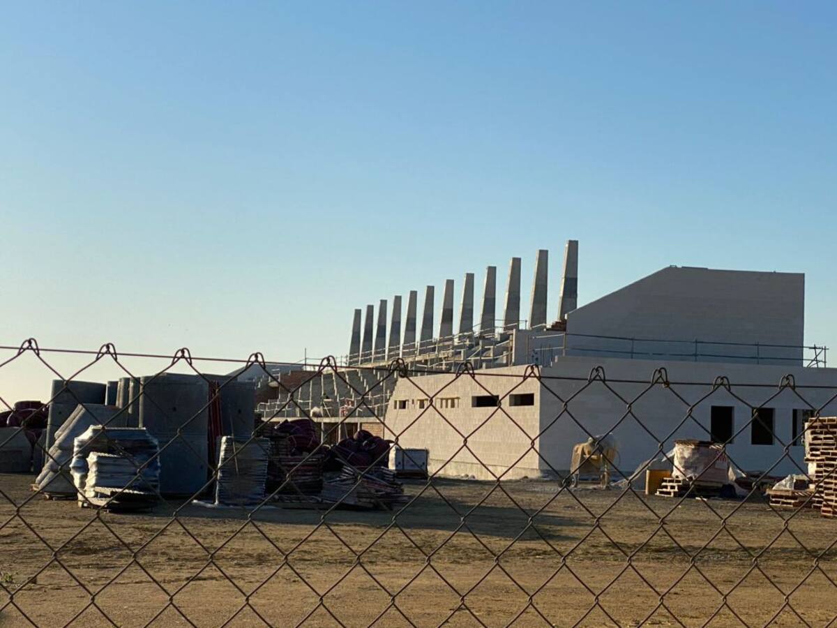 Las obras de la Academia van tomando forma