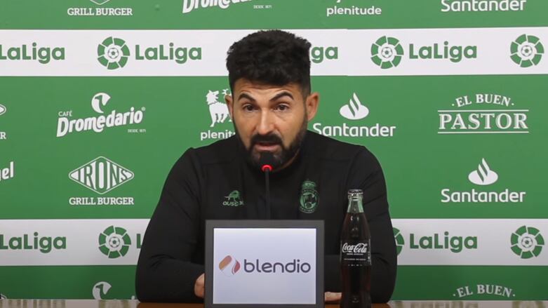 Guillermo Fernández Romo, en la sala de prensa de El Sardinero
