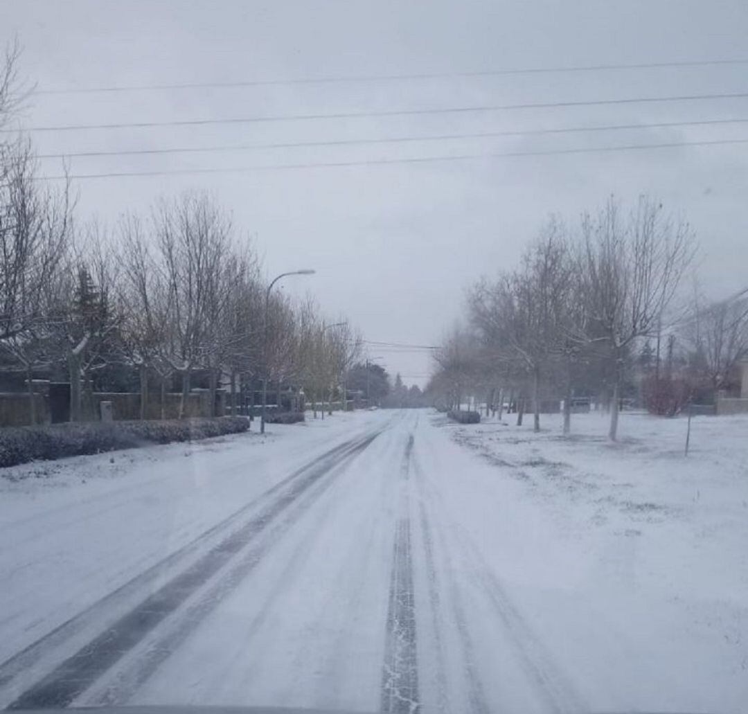 Cadenas en el Puerto de Navacerrada
