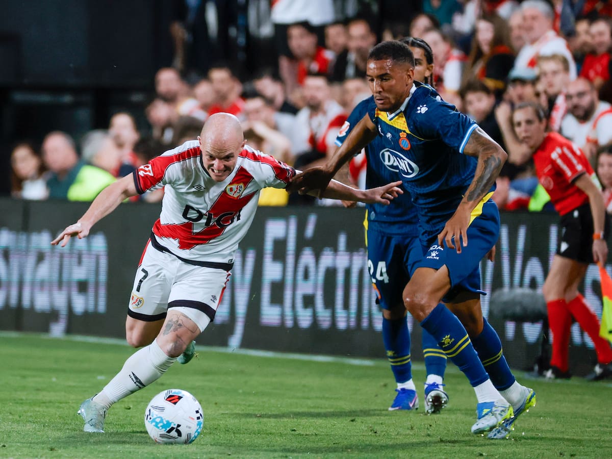 Rayo Vallecano 1-0 RCD Espanyol: resumen, resultado y goles del partido de la jornada 33 en LaLiga EA Sports