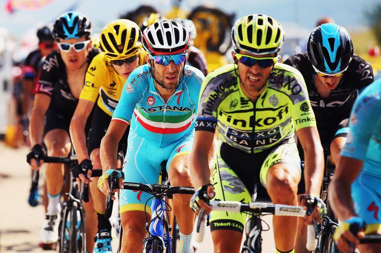 Alberto Contador, durante el Tour de Francia