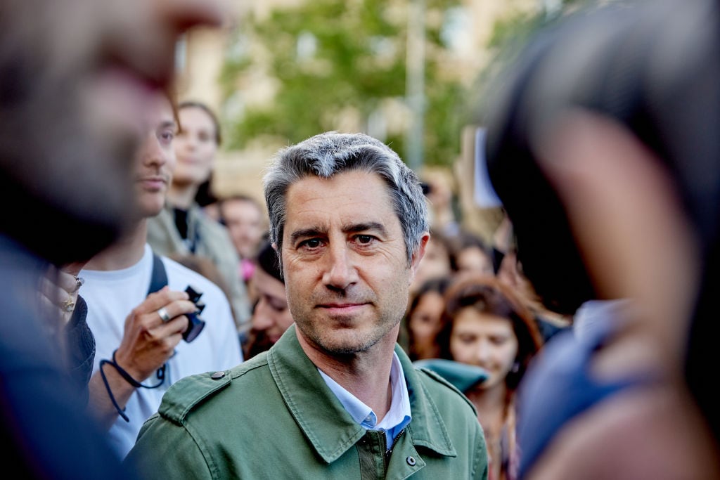 François Ruffin durante una de las últimas manifestaciones contra la ultraderecha en Francia.