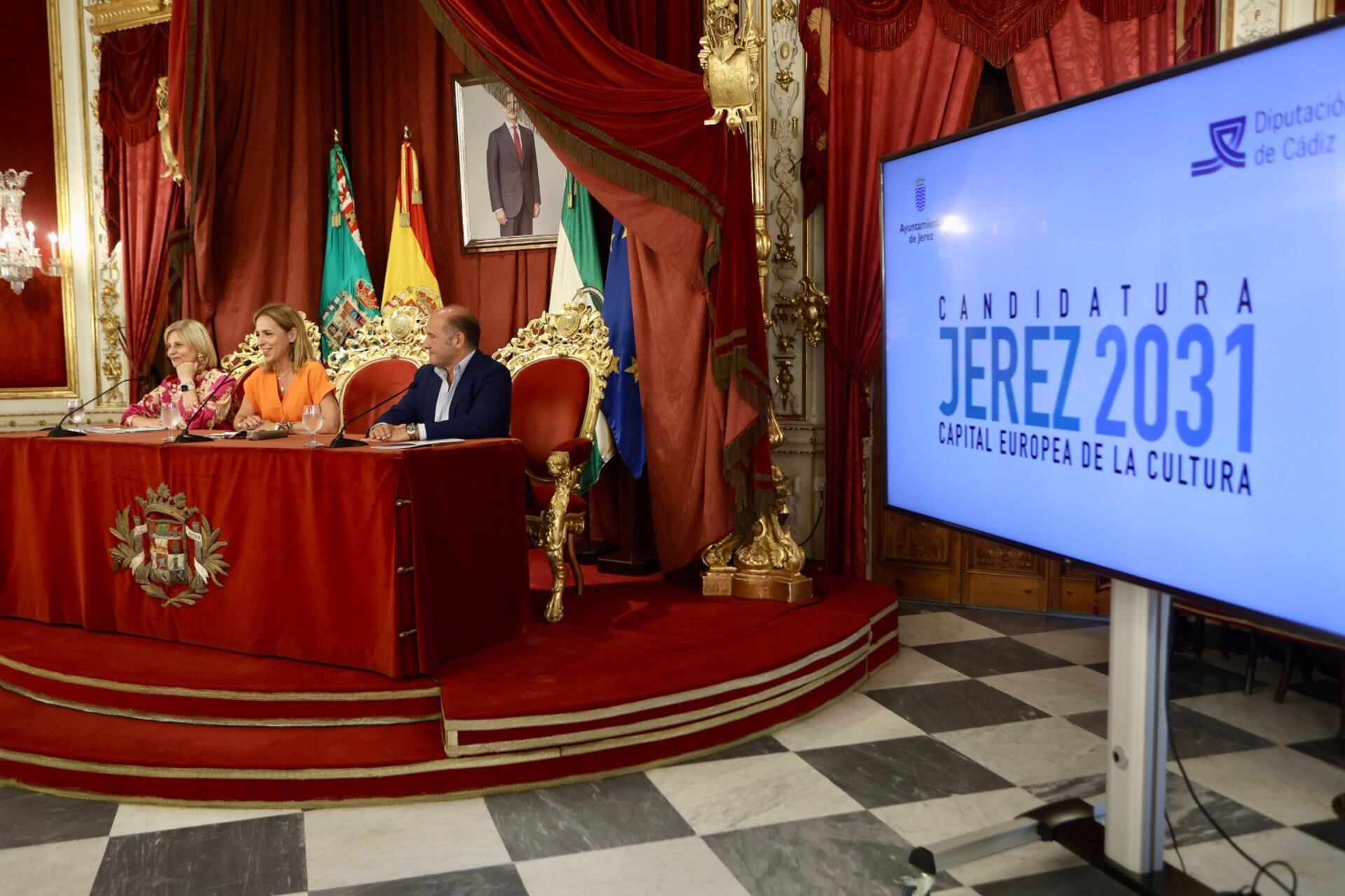 Presentación de la candidatura de Jerez en la Diputación Provincial de Cádiz