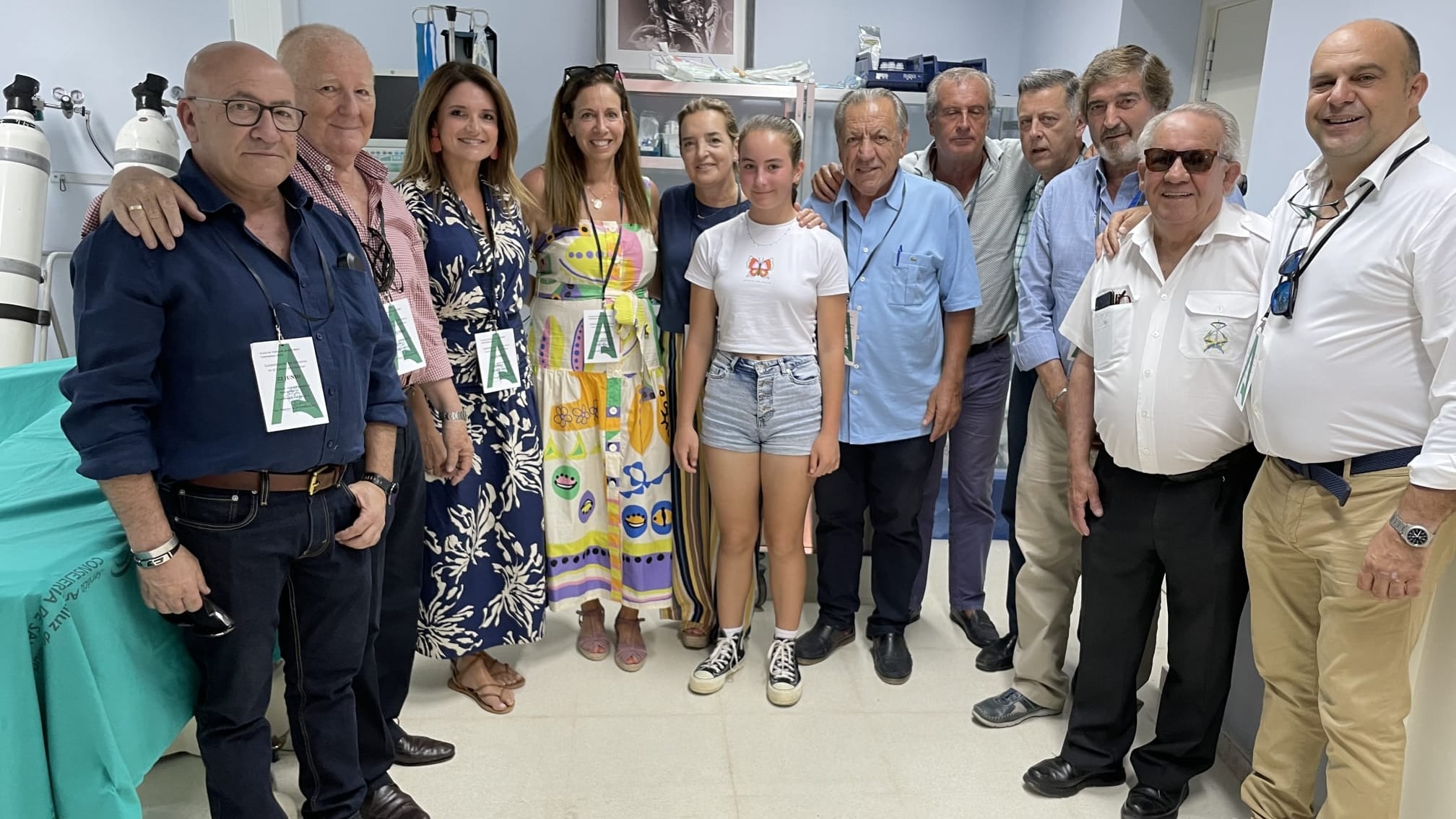 Equipo médico de la plaza de toros.
