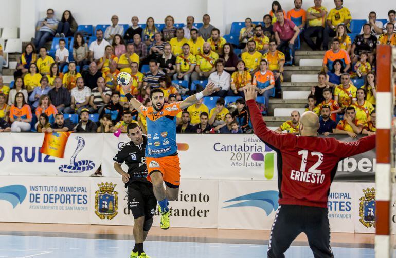 Megías, en un encuentro de hace dos temporadas