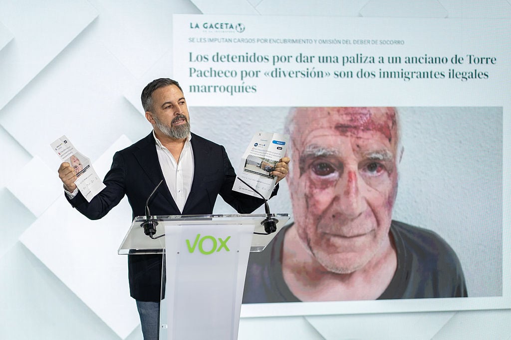 El presidente de Vox, Santiago Abascal.