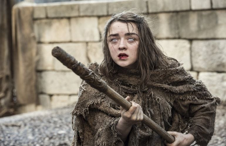 Arya Stark, ciega tras traicionar la confianza del Dios de Muchos Rostros.