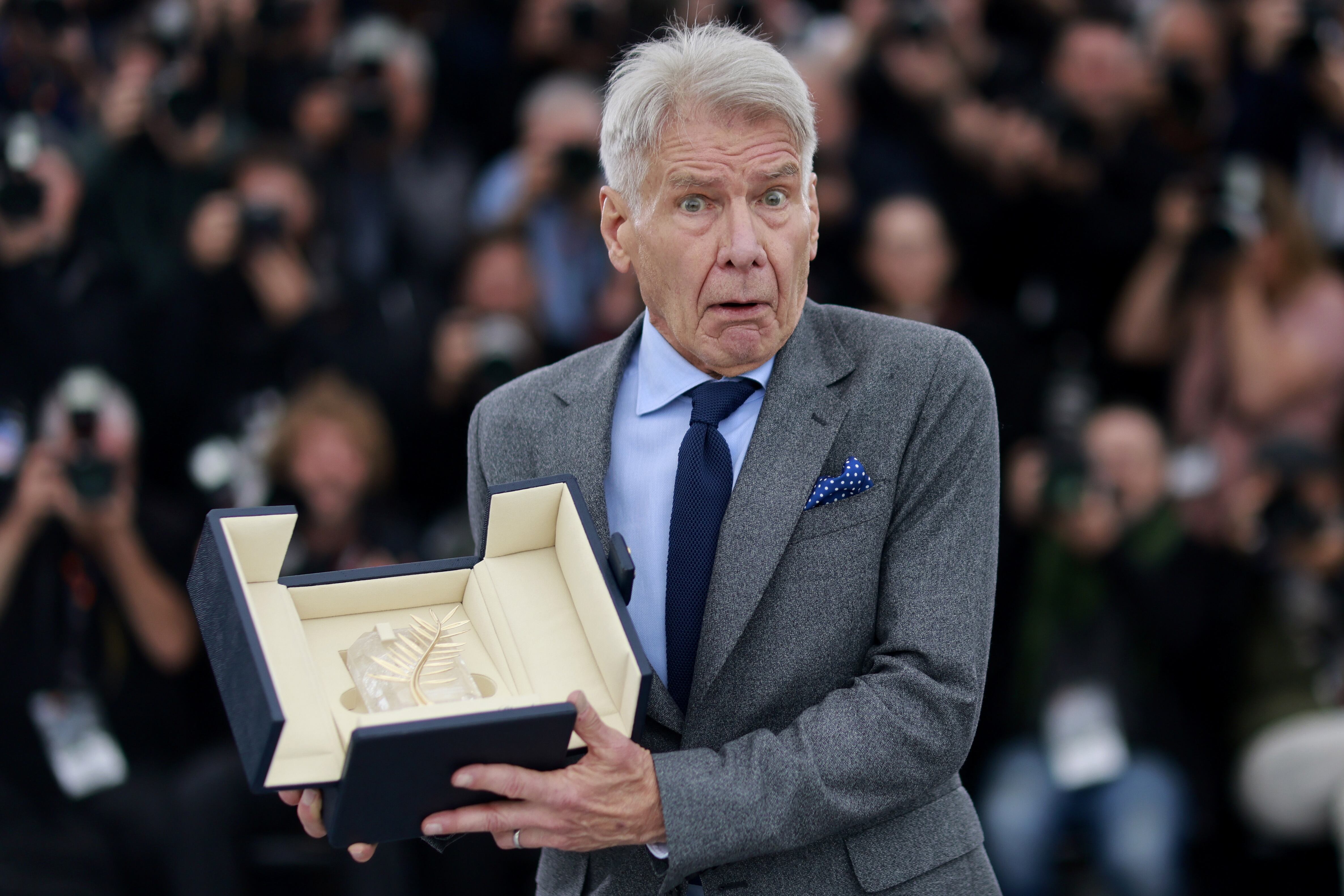 El actor Harrison Ford en el photocall del Festival de Cannes.