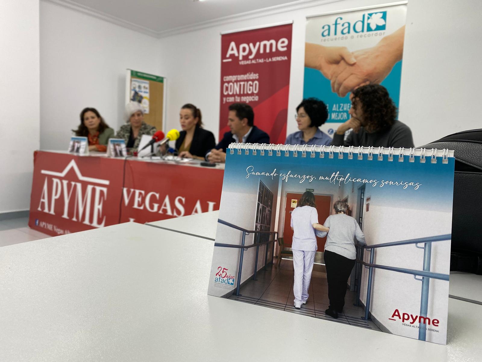 APYME Vegas Altas La Serena lanza un calendario solidario en apoyo a AFAD Recuerda Extremadura