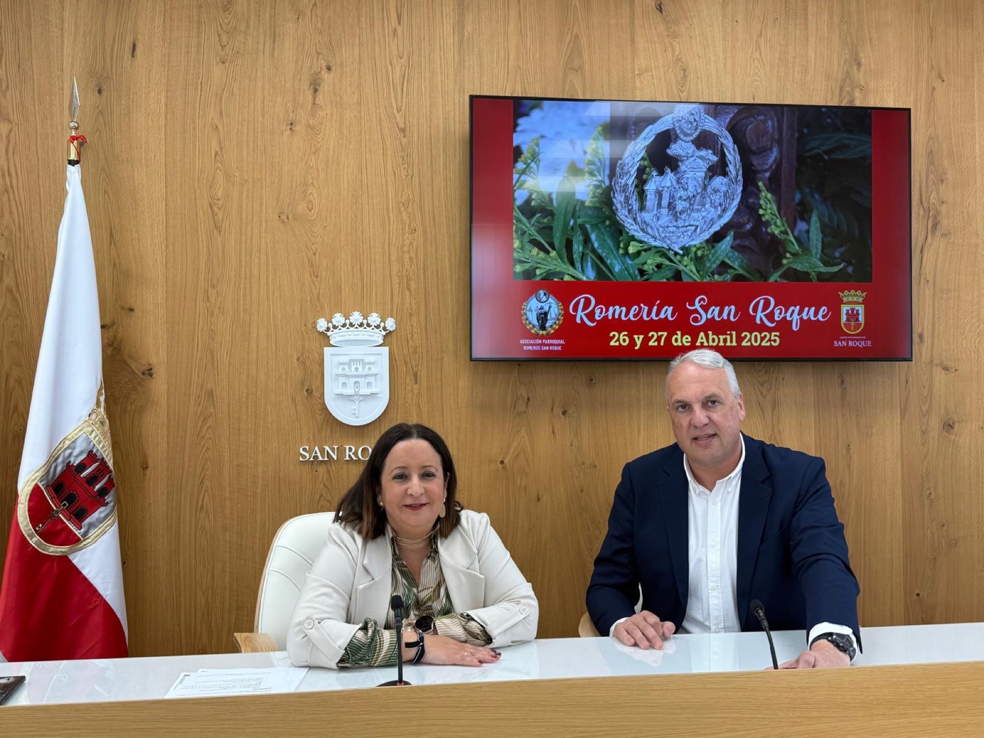 Presentación de la romería en San Roque