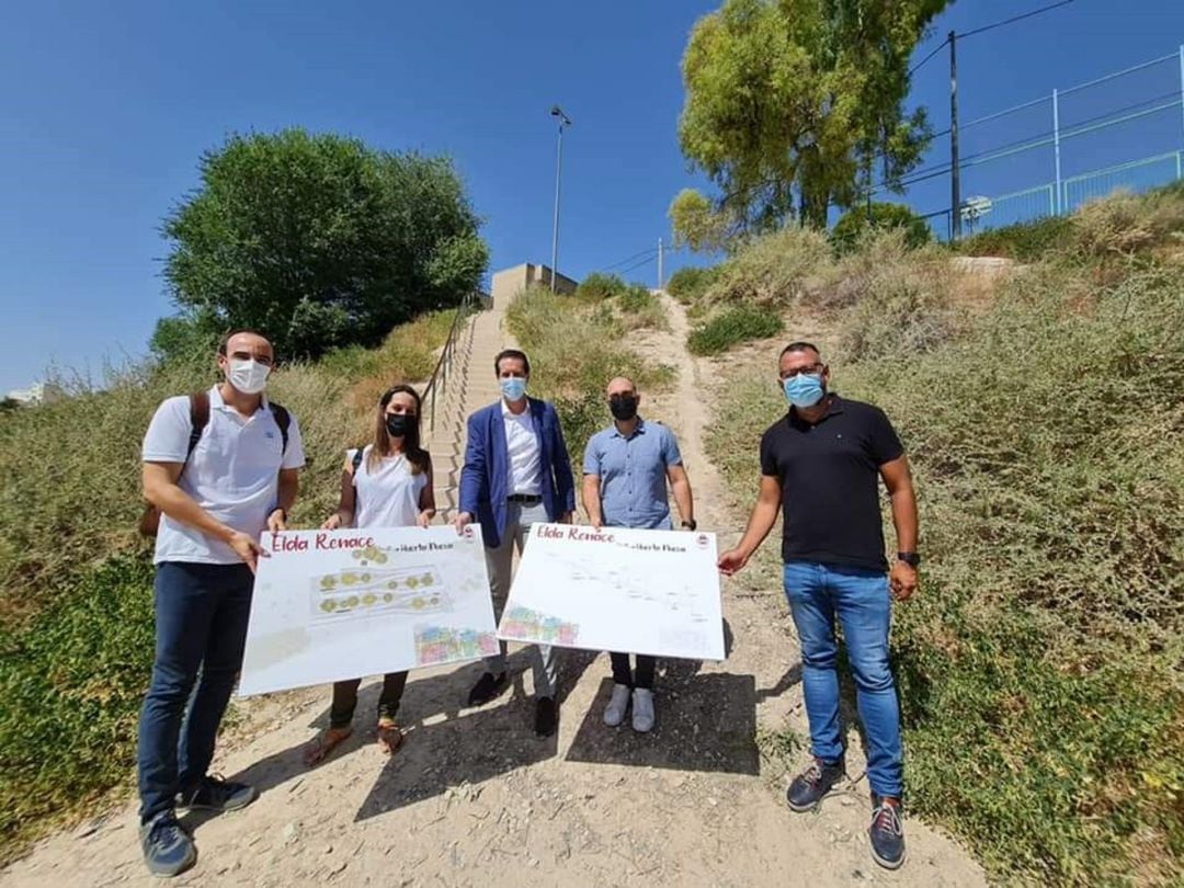 Presentación del proyecto de accesibilidad en el barrio Huerta Nueva de Elda 