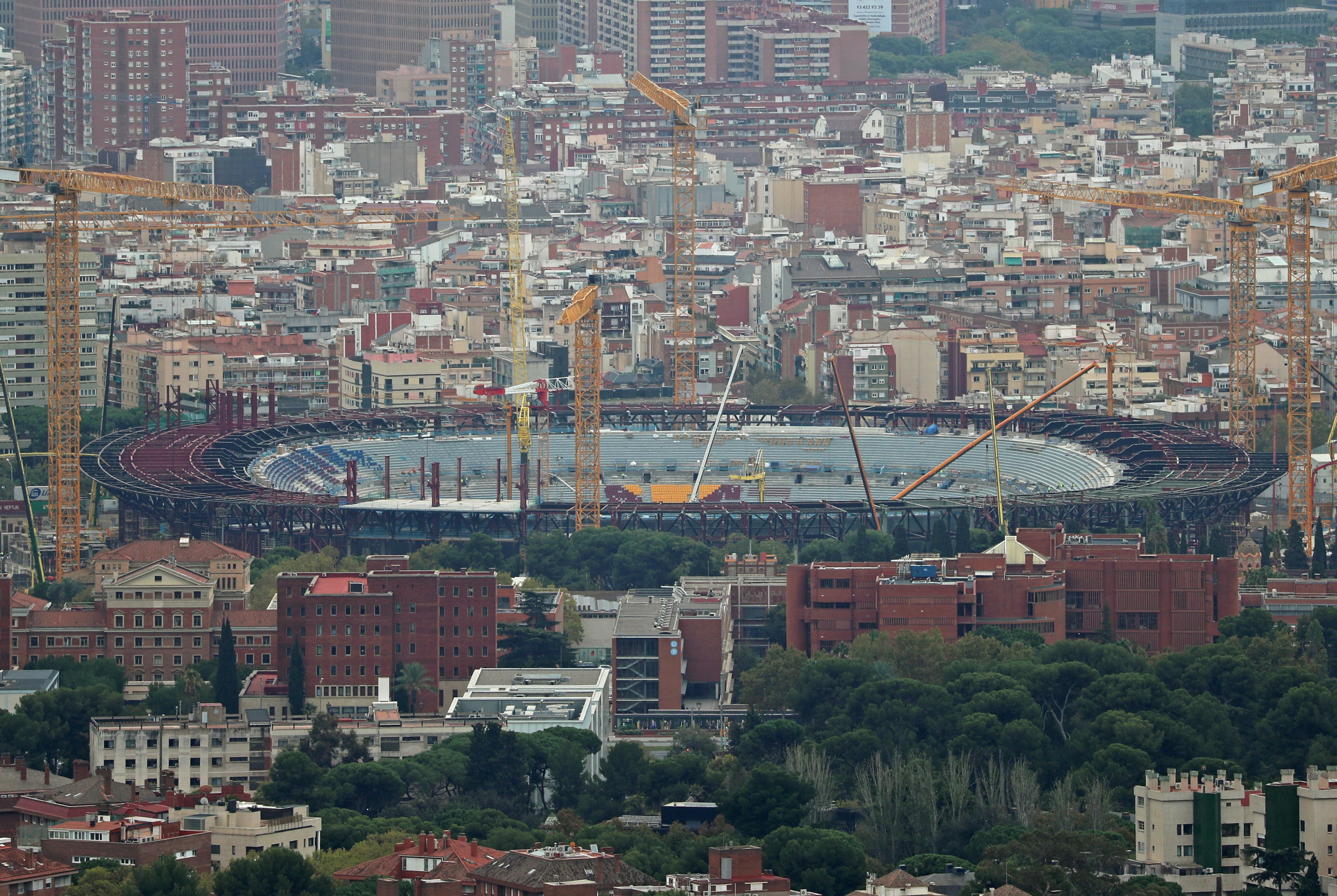 Las obras del Spotify Camp Nou de Barcelona