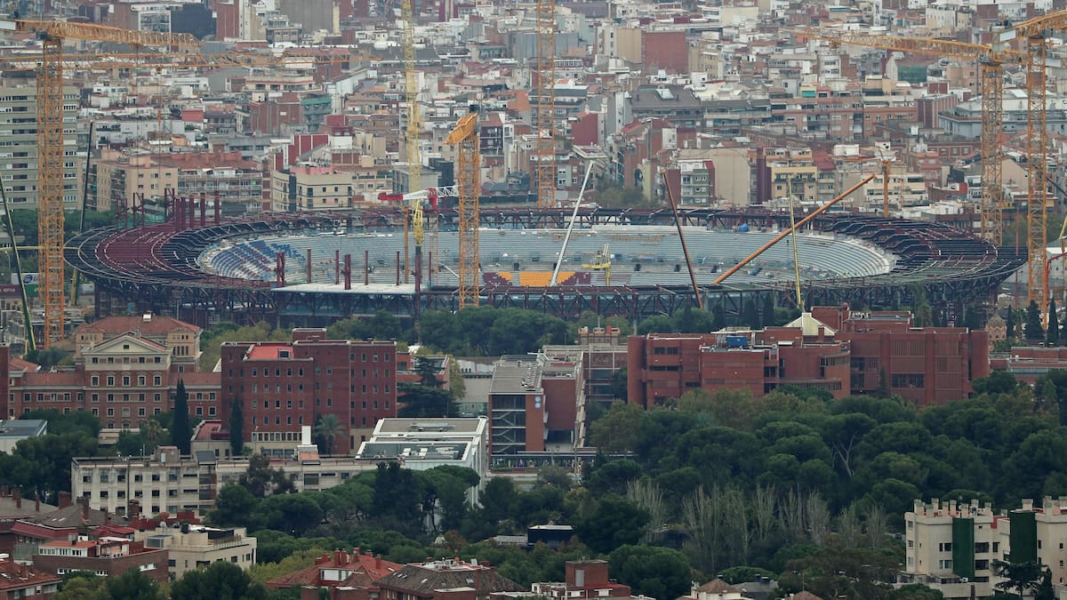 La obra del Camp Nou sigue sin la ampliación de horas prevista